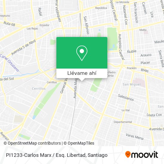 Mapa de PI1233-Carlos Marx / Esq. Libertad