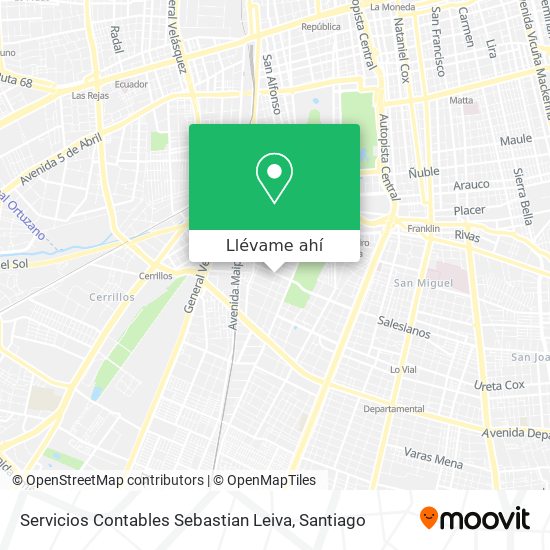 Mapa de Servicios Contables Sebastian Leiva
