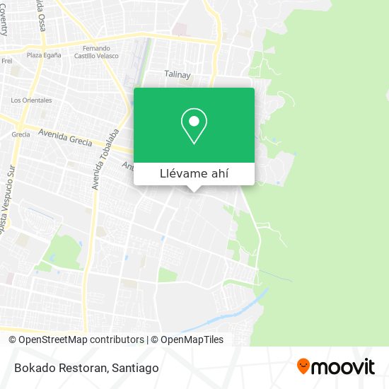 Mapa de Bokado Restoran