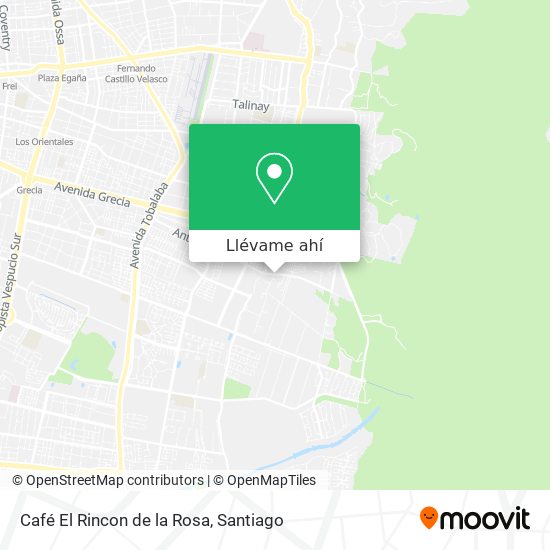 Mapa de Café El Rincon de la Rosa