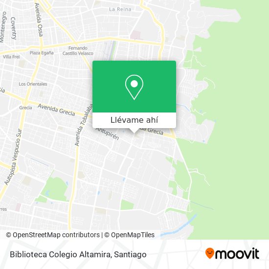 Mapa de Biblioteca Colegio Altamira