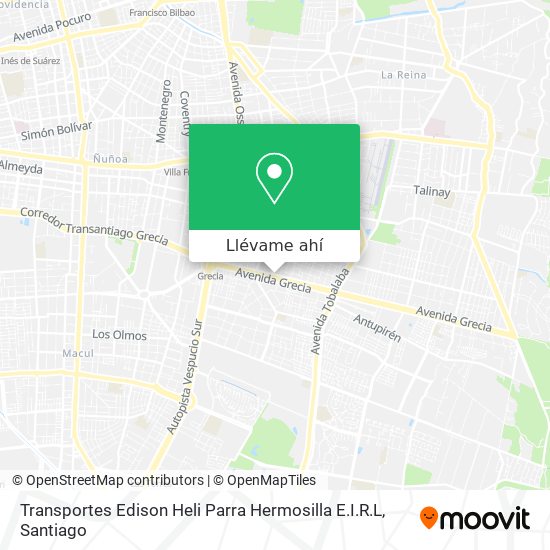 Mapa de Transportes Edison Heli Parra Hermosilla E.I.R.L