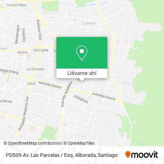 Mapa de PD509-Av. Las Parcelas / Esq. Alborada