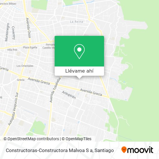 Mapa de Constructoras-Constructora Malvoa S a