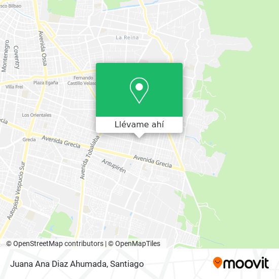 Mapa de Juana Ana Diaz Ahumada