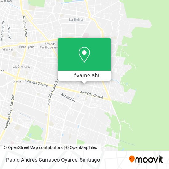 Mapa de Pablo Andres Carrasco Oyarce