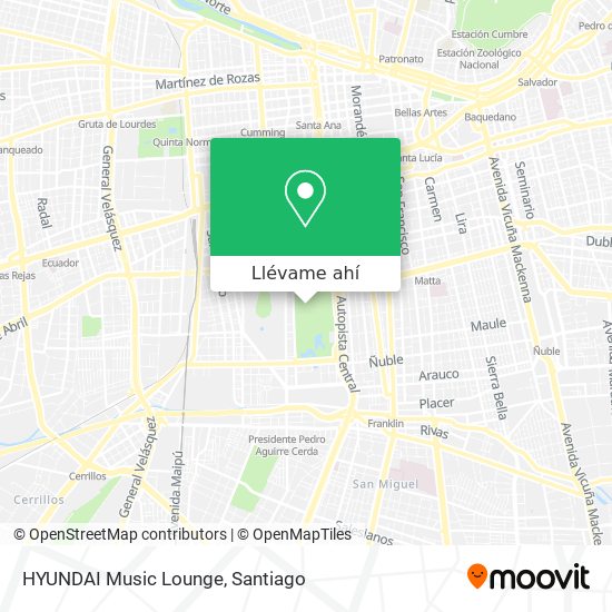 Mapa de HYUNDAI Music Lounge