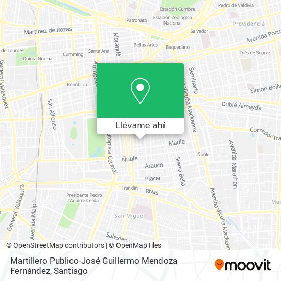 Mapa de Martillero Publico-José Guillermo Mendoza Fernández