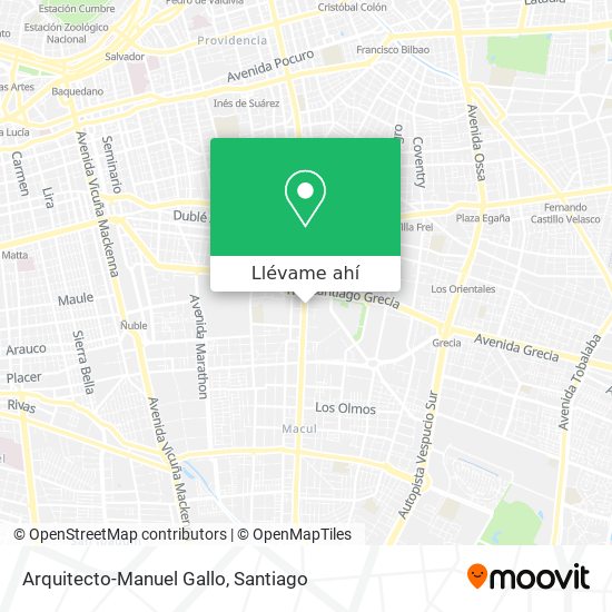 Mapa de Arquitecto-Manuel Gallo