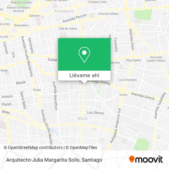 Mapa de Arquitecto-Julia Margarita Solís
