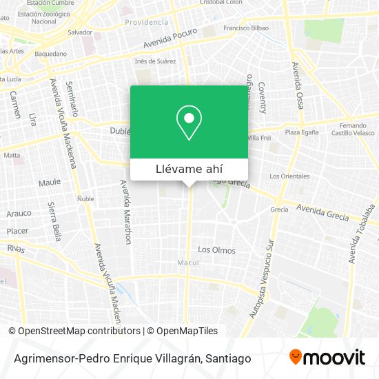 Mapa de Agrimensor-Pedro Enrique Villagrán