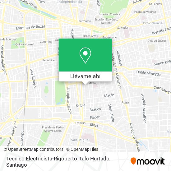 Mapa de Técnico Electricista-Rigoberto Italo Hurtado