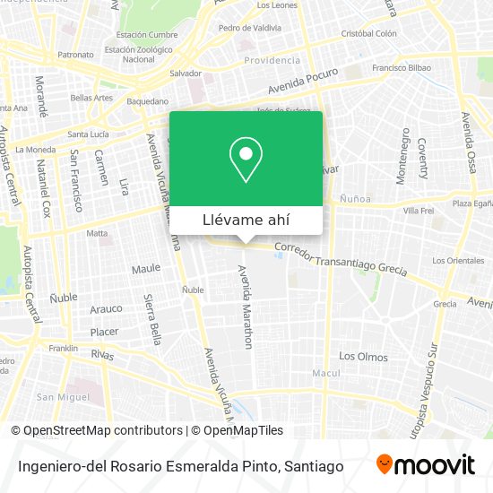 Mapa de Ingeniero-del Rosario Esmeralda Pinto