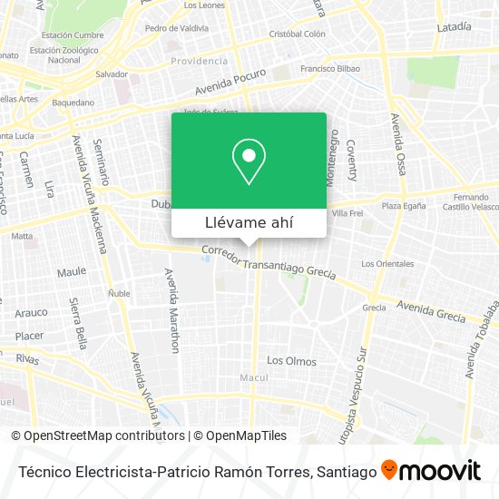 Mapa de Técnico Electricista-Patricio Ramón Torres