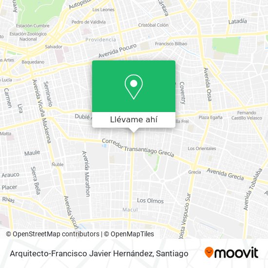 Mapa de Arquitecto-Francisco Javier Hernández