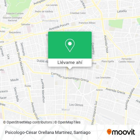Mapa de Psicologo-César Orellana Martínez
