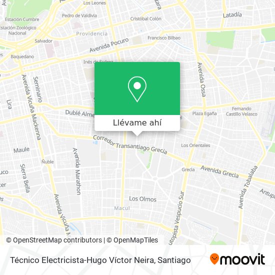 Mapa de Técnico Electricista-Hugo Víctor Neira