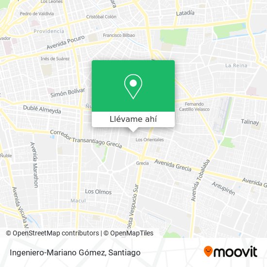 Mapa de Ingeniero-Mariano Gómez