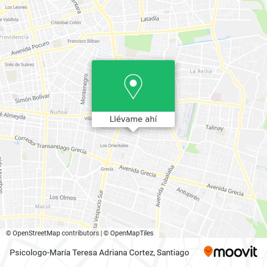 Mapa de Psicologo-María Teresa Adriana Cortez