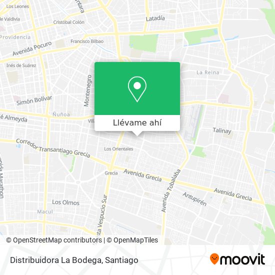 Mapa de Distribuidora La Bodega