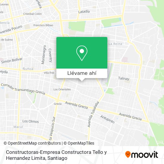 Mapa de Constructoras-Empresa Constructora Tello y Hernandez Limita