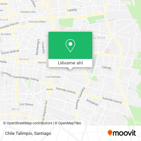 Mapa de Chile Talimpio