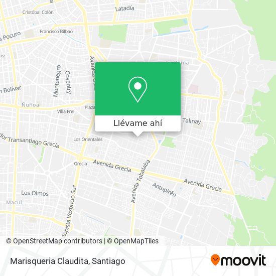 Mapa de Marisqueria Claudita