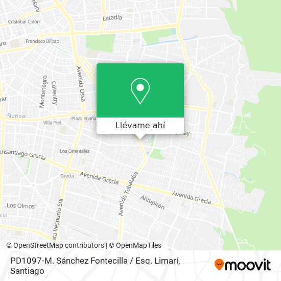 Mapa de PD1097-M. Sánchez Fontecilla / Esq. Limarí