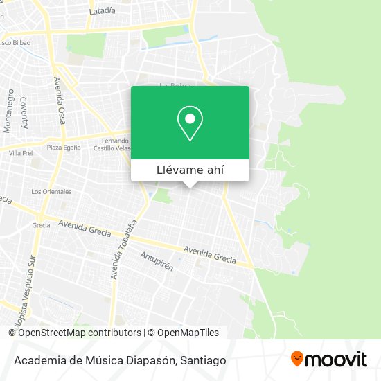 Mapa de Academia de Música Diapasón