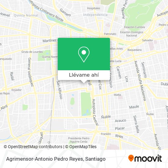 Mapa de Agrimensor-Antonio Pedro Reyes