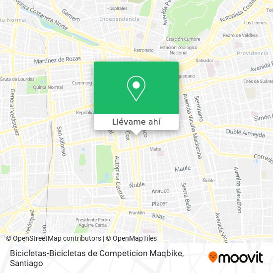 Mapa de Bicicletas-Bicicletas de Competicion Maqbike