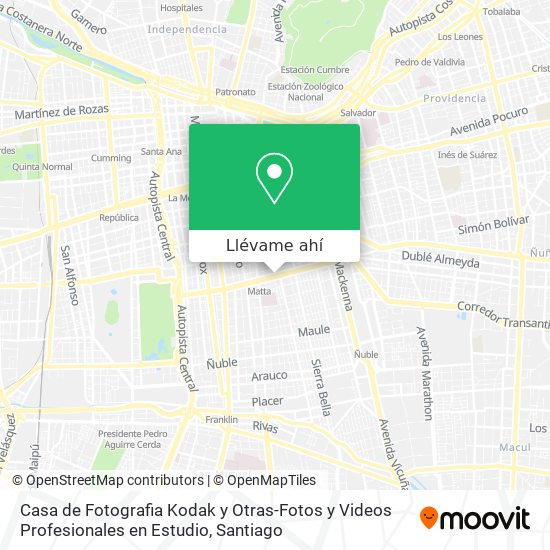 Mapa de Casa de Fotografia Kodak y Otras-Fotos y Videos Profesionales en Estudio