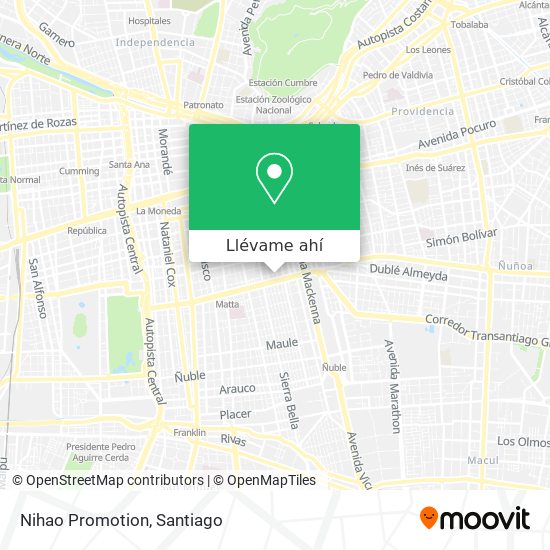 Mapa de Nihao Promotion