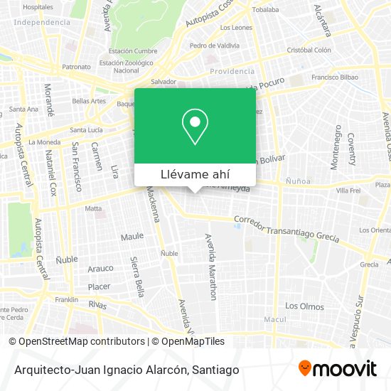 Mapa de Arquitecto-Juan Ignacio Alarcón