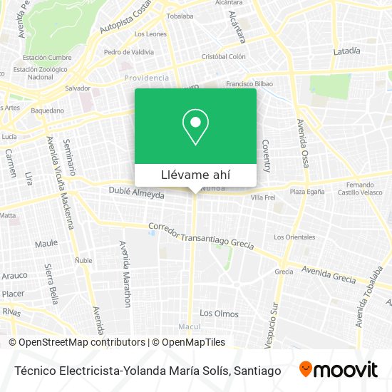 Mapa de Técnico Electricista-Yolanda María Solís