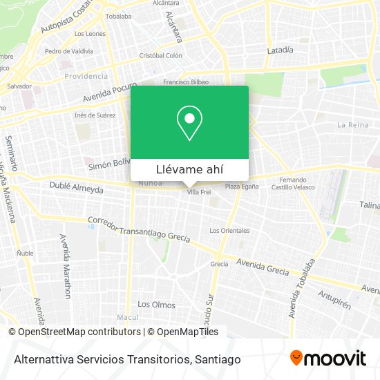 Mapa de Alternattiva Servicios Transitorios