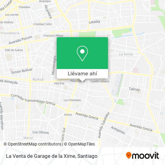 Mapa de La Venta de Garage de la Xime