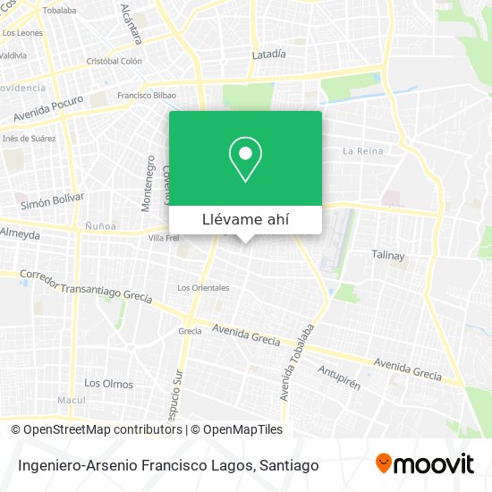 Mapa de Ingeniero-Arsenio Francisco Lagos