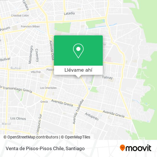 Mapa de Venta de Pisos-Pisos Chile