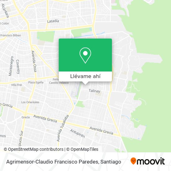 Mapa de Agrimensor-Claudio Francisco Paredes