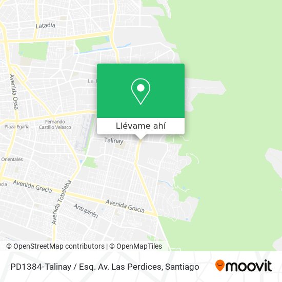 Mapa de PD1384-Talinay / Esq. Av. Las Perdices