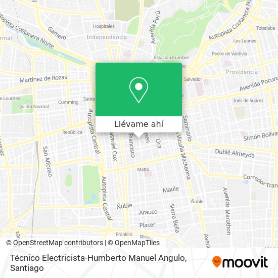 Mapa de Técnico Electricista-Humberto Manuel Angulo