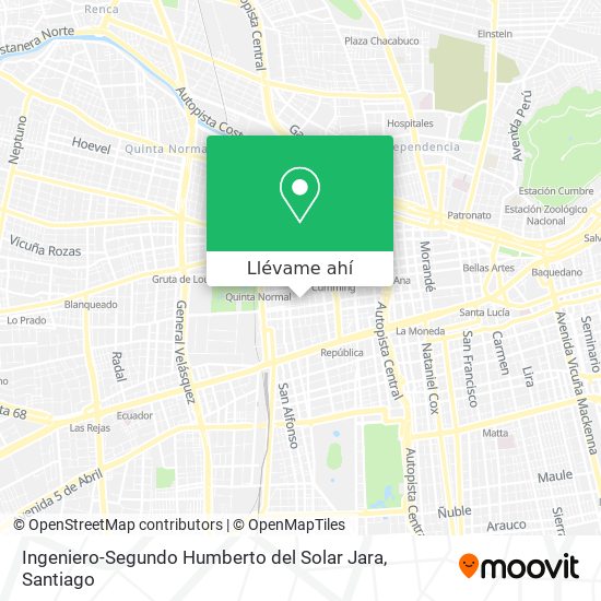 Mapa de Ingeniero-Segundo Humberto del Solar Jara