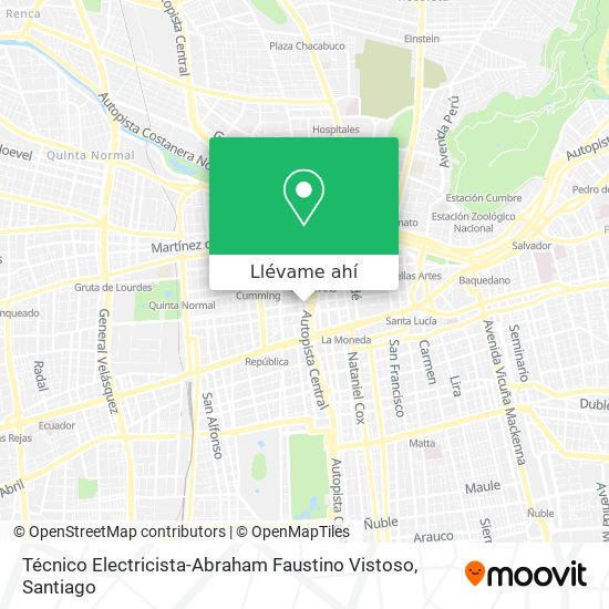 Mapa de Técnico Electricista-Abraham Faustino Vistoso