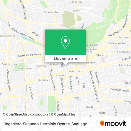 Mapa de Ingeniero-Segundo Herminio Oyarce