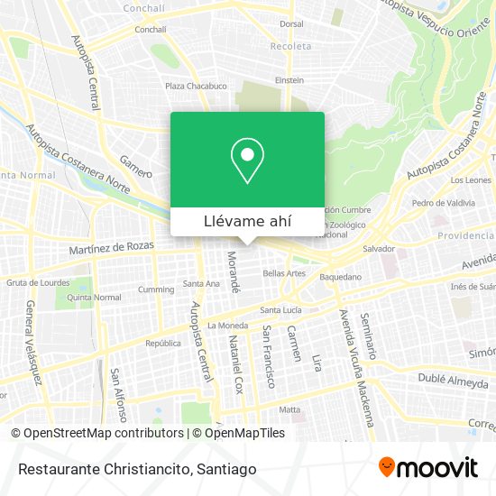 Mapa de Restaurante Christiancito