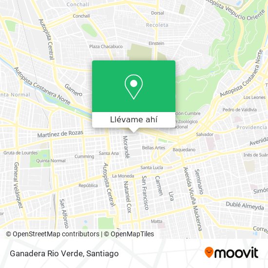 Mapa de Ganadera Rio Verde