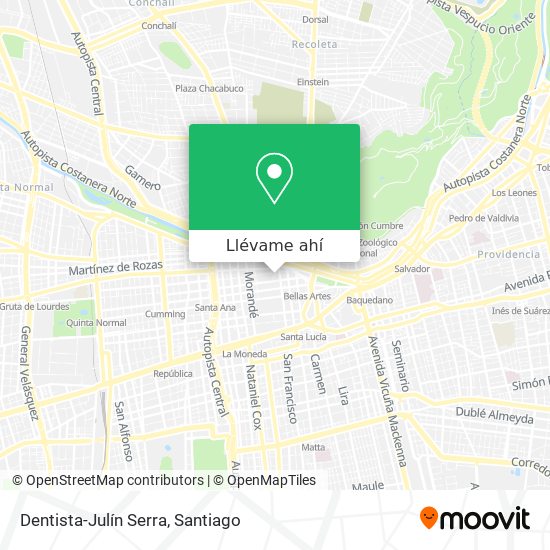 Mapa de Dentista-Julín Serra