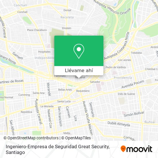 Mapa de Ingeniero-Empresa de Seguridad Great Security