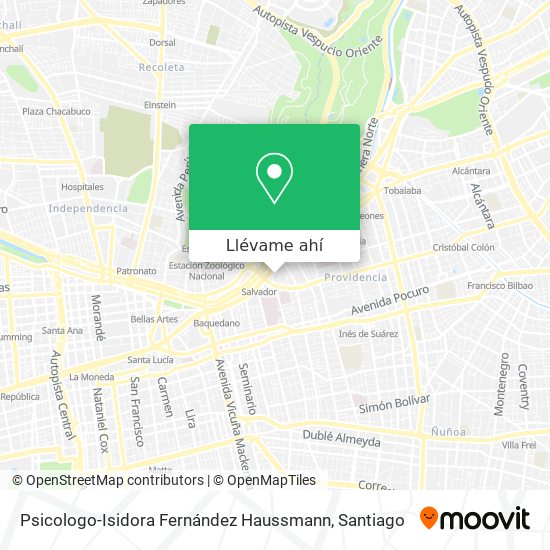 Mapa de Psicologo-Isidora Fernández Haussmann